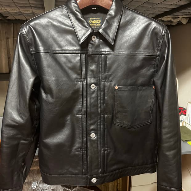 아웃스탠딩 차심 티코어 대전판 1세대 가죽자켓 S 새상품