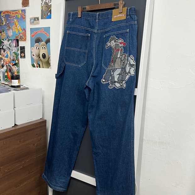 School of hard knocks 올드스쿨 힙합 데님 팬츠