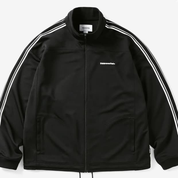 [M] 디스이즈네버댓 블랙 트랙 자켓 트랙탑 져지