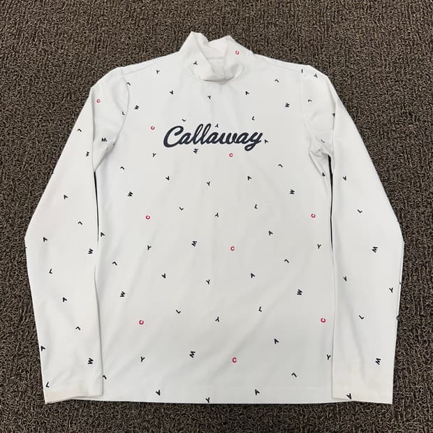 캘러웨이 여성 골프웨어 이너 기능성 긴팔 화이트 90사이즈