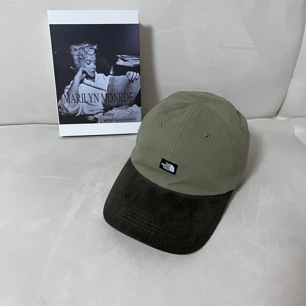 [정품] 노스페이스 올리브 골덴 모자