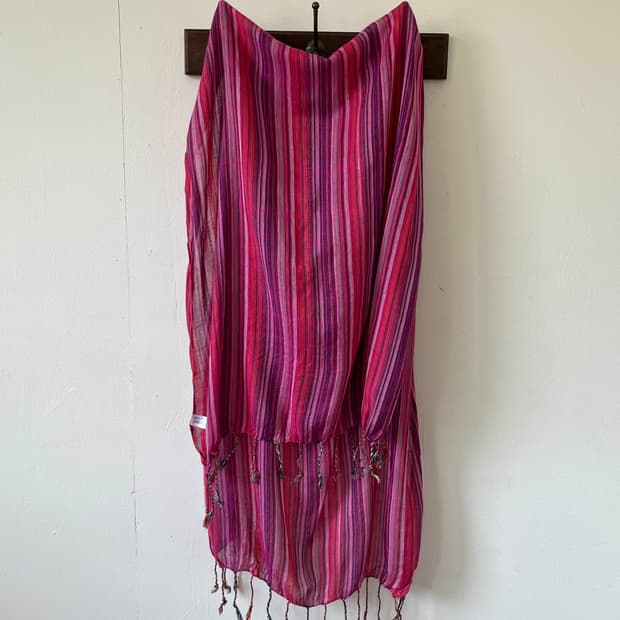 Japan vtg 스트라이프 머플러