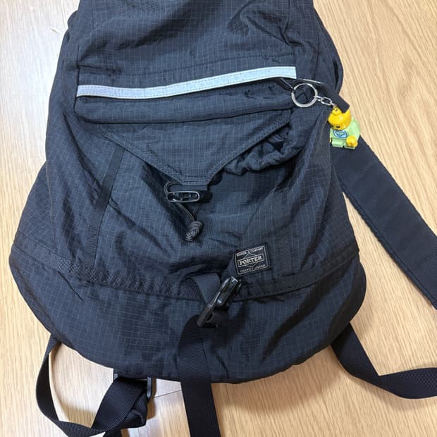 정품 포터 블랙 백팩