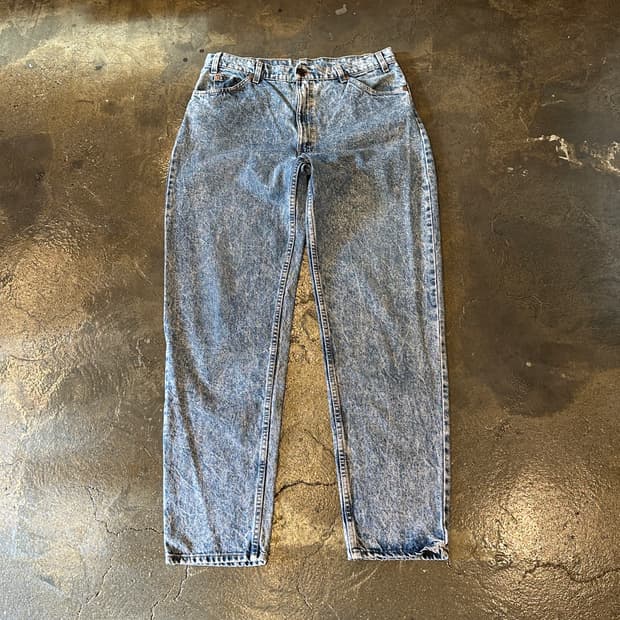 80s USA 오랜지탭 리바이스 550 W36 L34