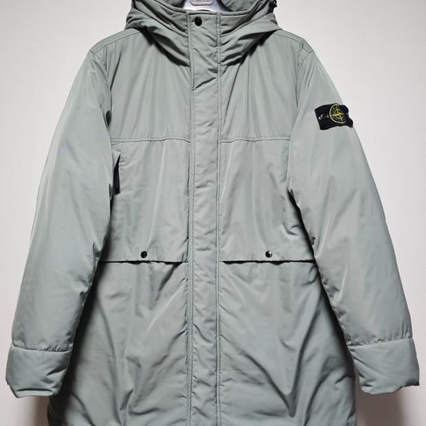 스톤아일랜드 마이크로 트윌 다운 패딩