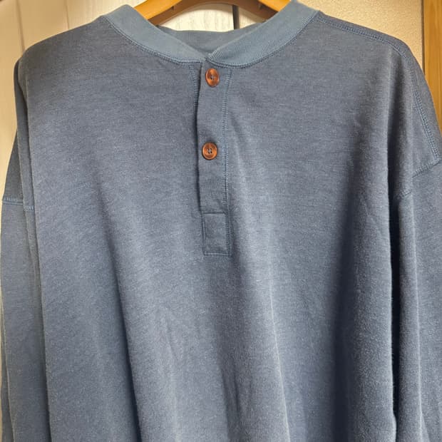 Cp 컴퍼니 블루 헨리넥 셔츠