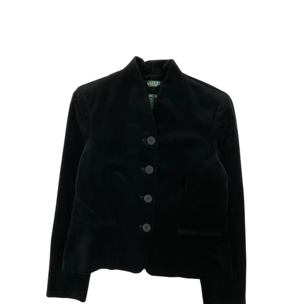 폴로 랄프로렌 벨벳 블랙 자켓