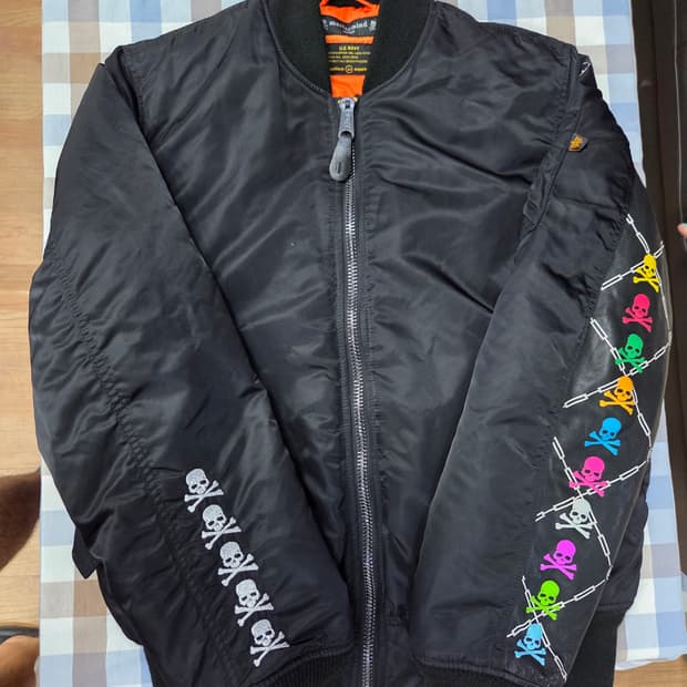 마스터마인드×유니폼 익스페리먼트×알파인더스트리 MA-1 