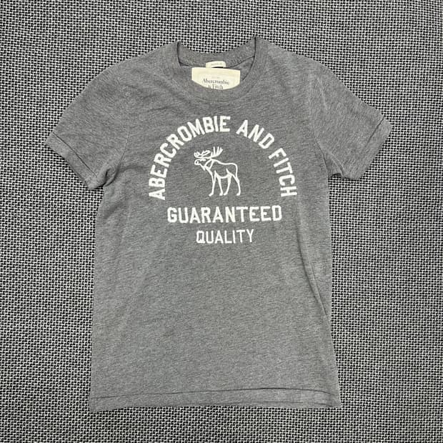 아베크롬비 그레이 티셔츠