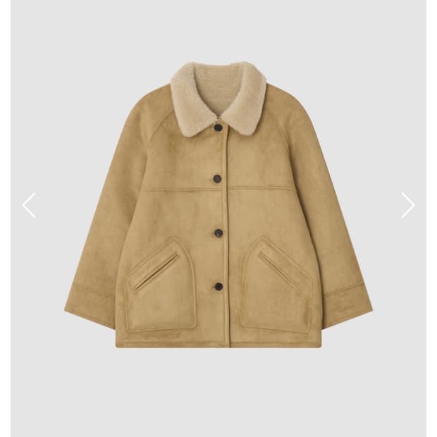 쏘딩키브레드 marlow 리버시블 시어링 코트 무스탕