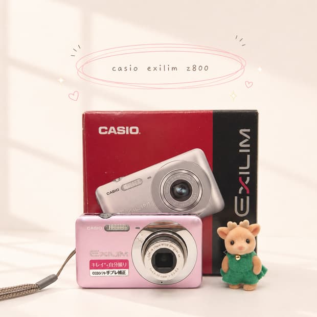 풀박✨️메이크업모드🩷 카시오 EXILIM Z800 연핑크 💕