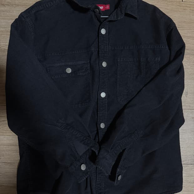 슈프림 코듀로이 셔츠 S