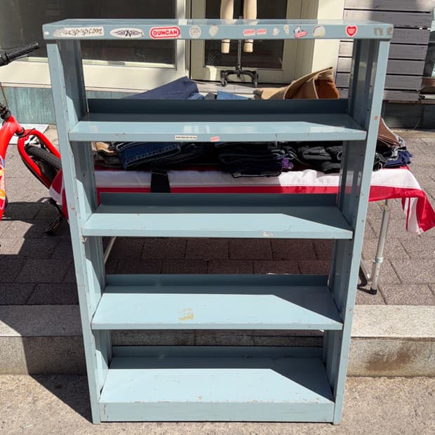 빈티지 소품 미국 철제 선반