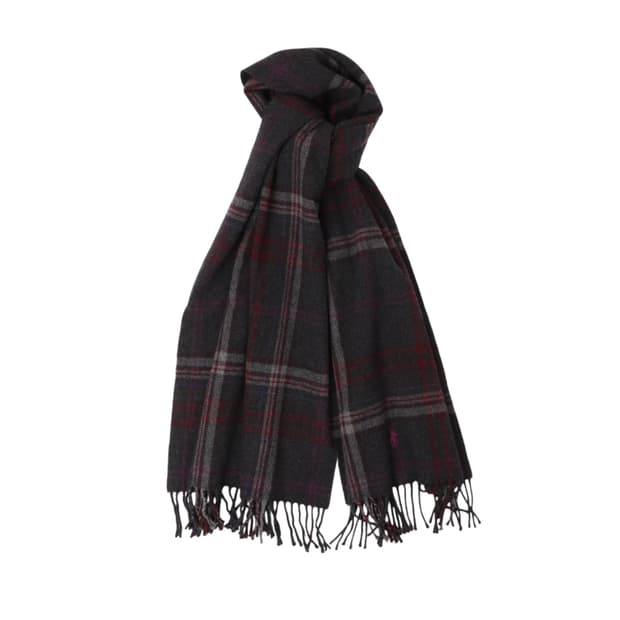 폴로 랄프로렌 포니 타탄체크 램스울 머플러