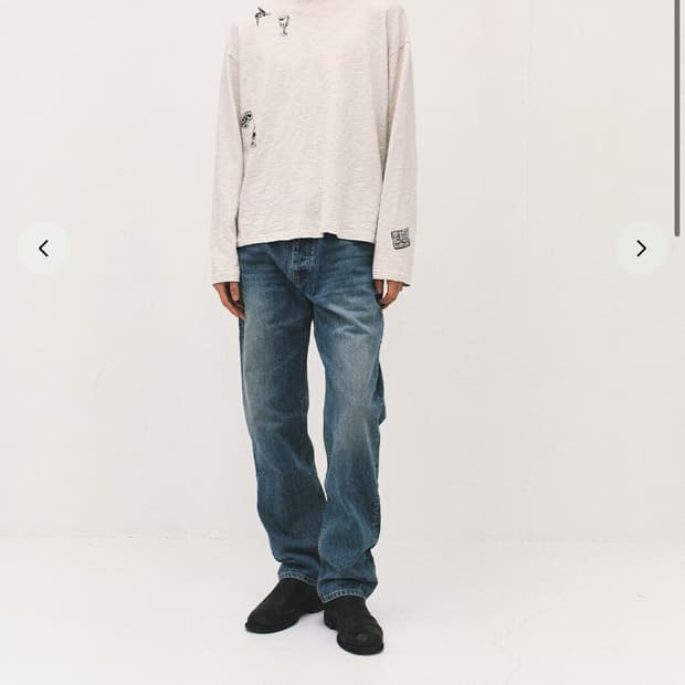 서피스에디션 스트레이트 데님 팬츠 L팝니다.