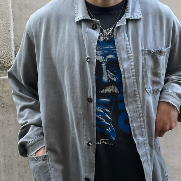 60-70s French work jacket