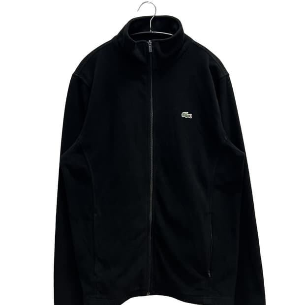 라코스테 스포츠 플리스 집업자켓 블랙
