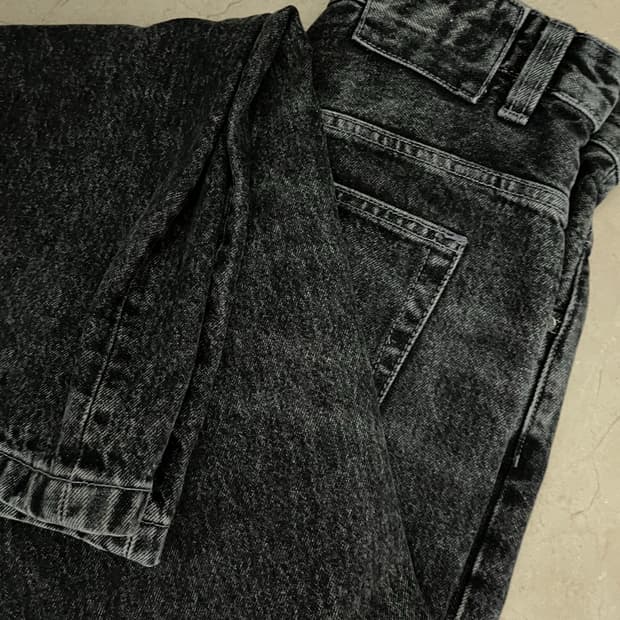 자라 흑청 데님 팬츠 (29,zara)