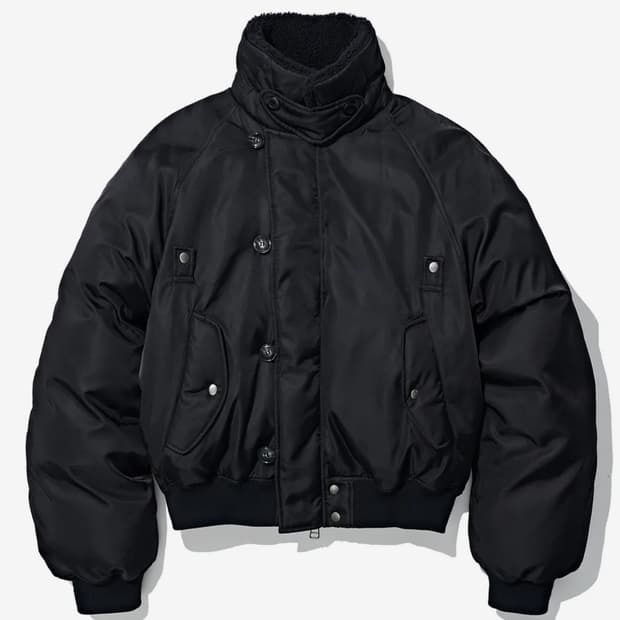 파르티멘토 1950 N2B 밀리터리 숏 파카 블랙 m
