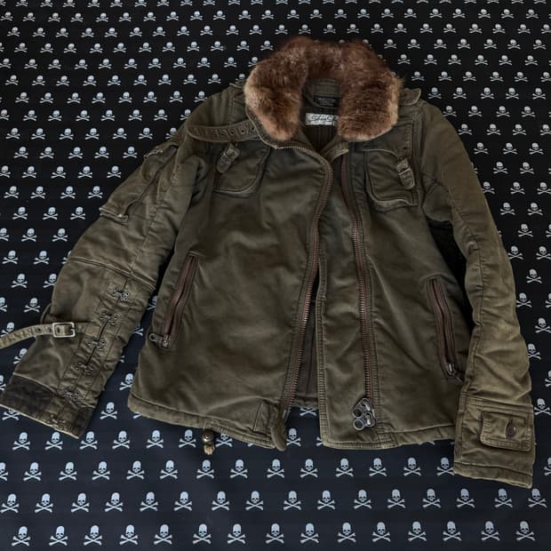 “Share Spirit” Archive Fur jacket