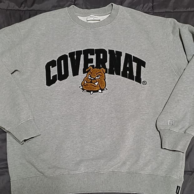 커버낫 오버핏맨투맨 100 여성77 가슴60 기장63