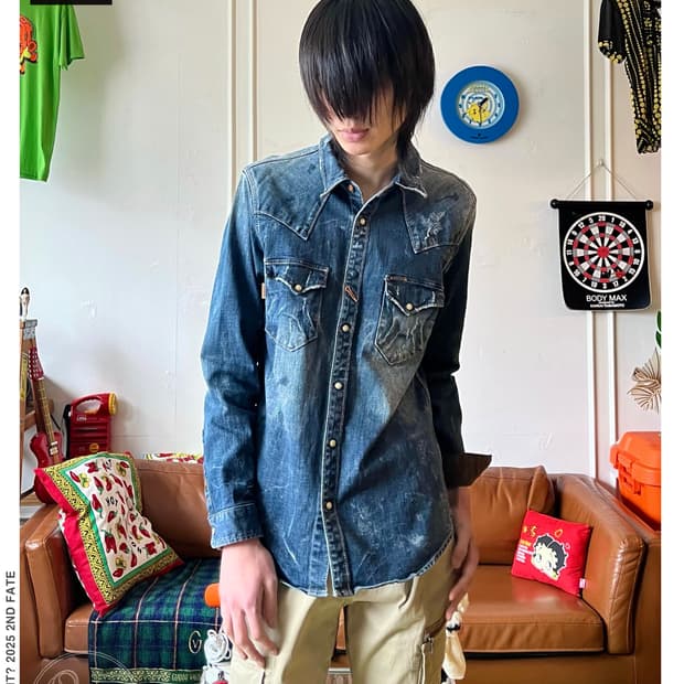 2000's Buckaroo Denim Western Shirt