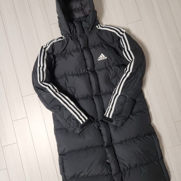 아디다스 3ST 롱 파카 EH3993 덕다운 점퍼 롱패딩 사이즈105xl