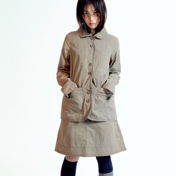 코이세이오 RAW EDGE COTTON JACKET ASH BROWN