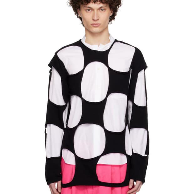 commdesgarcons homme plus 25ss 핑크 니트 M