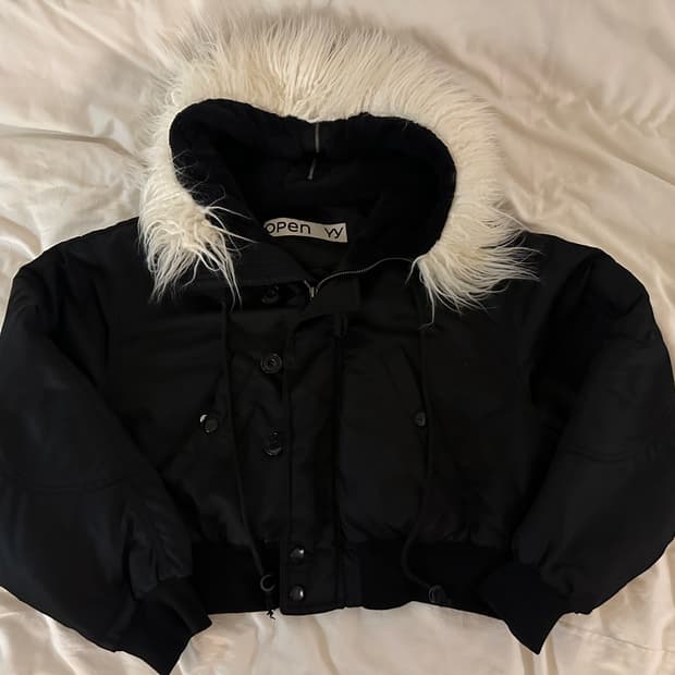 Open yy 폭스퍼 지퍼 후드