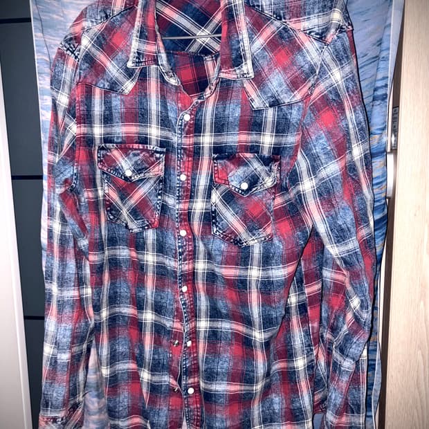 빈티지 semantic design 체크 셔츠 y2k 너드