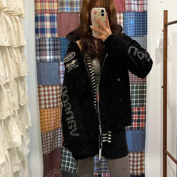 밴슨 코듀로이 후드자켓