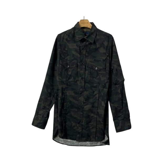 [Yohji Yamamoto] 요지야마모토 밀리터리 카모플라주 셔츠