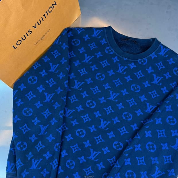 루이비통 스웨트 딥블루 맨투맨