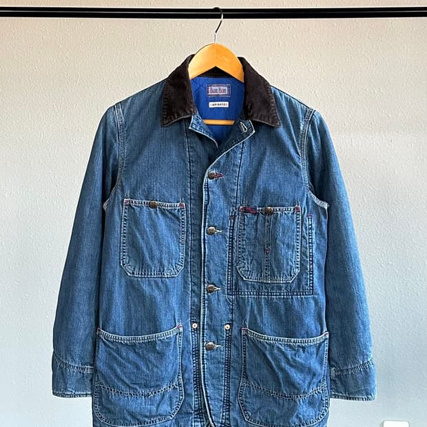 [XS]블루 블루 BLUE BLUE JAPAN 데님 커버올 자켓