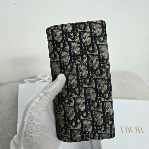 [보증서 정품] 디올 오블리크 장지갑