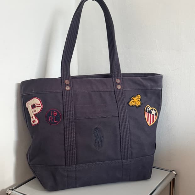 Polo patchwork Canvas bag Big Pony