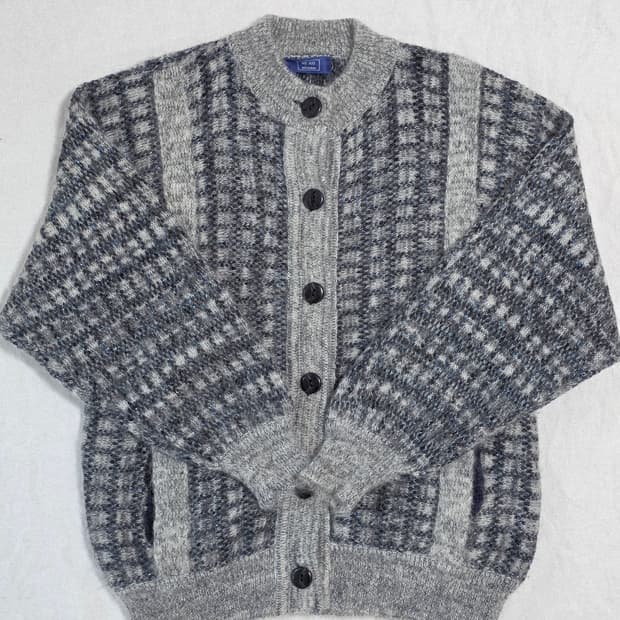 메탈 포인트 일본빈티지 니트 가디건