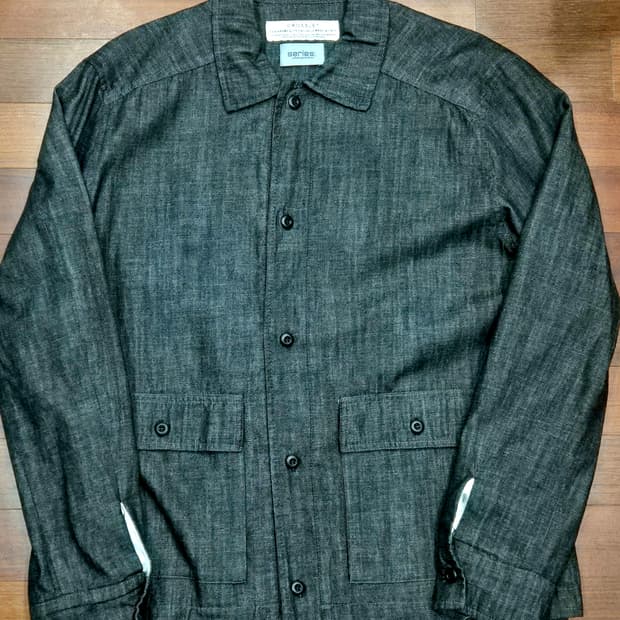 시리즈 [CROSSLEY] 가먼트 인디고 자켓