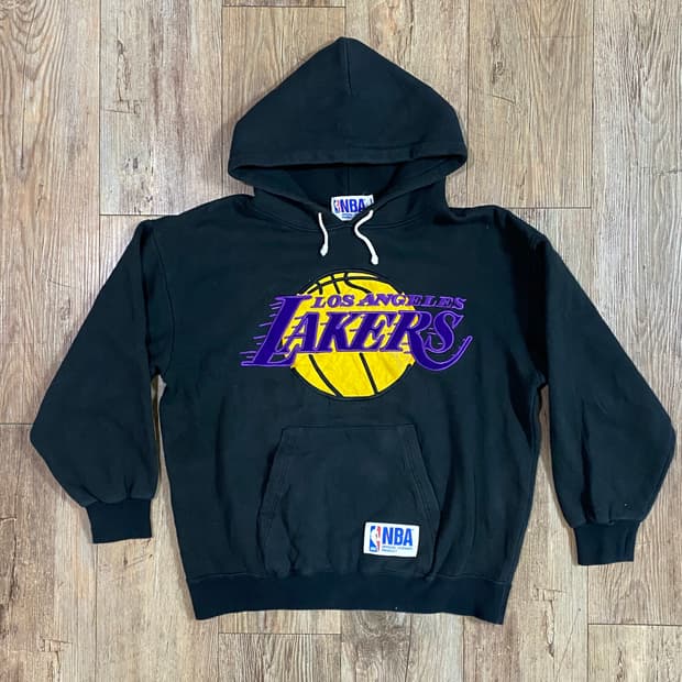 NBA 재팬 엘에이 레이커스 후드티 블랙 L