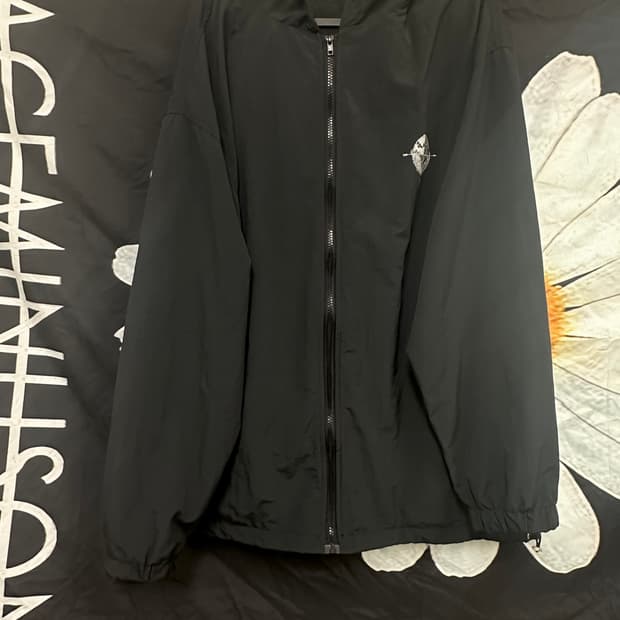 빈티지 스트릿 와일드 오버핏 바람막이3xL115