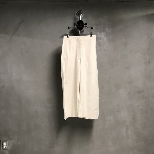 르메르 크림 코튼 팬츠 34(W)