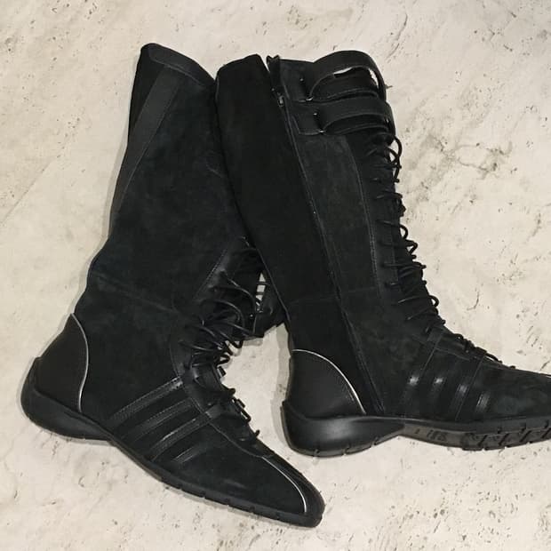 락피쉬 웨더웨어 블리스 레이스업 롱부츠 블랙