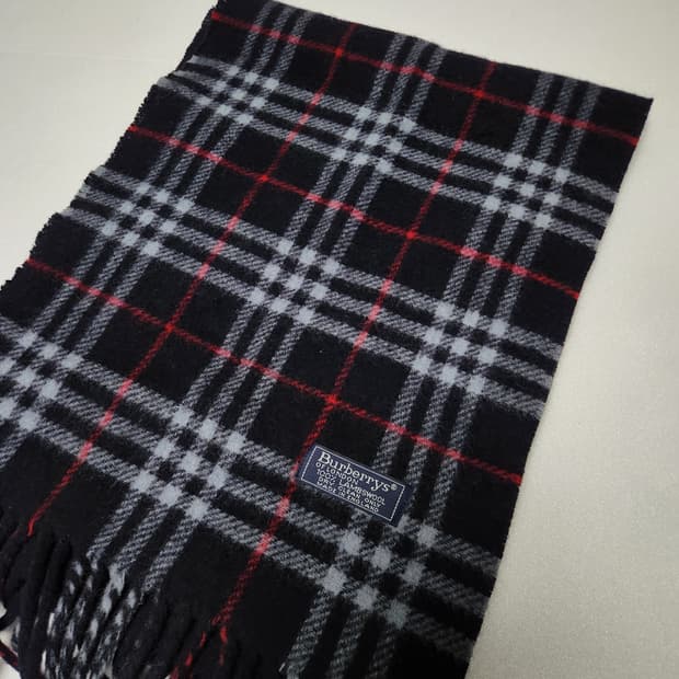 버버리 노바체크 램스울 머플러 