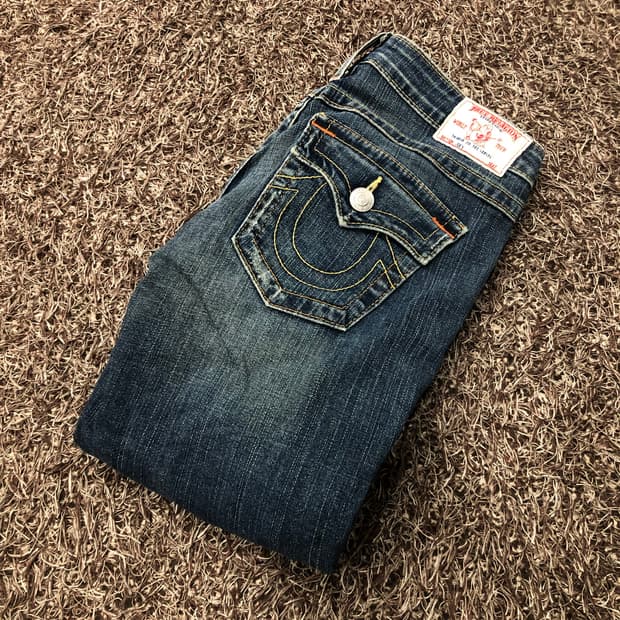 28 트루릴리전 조이 워싱 디스 부츠컷 데님