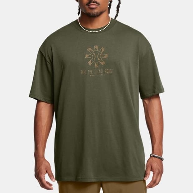 24SS UNDER ARMOUR 헤비웨이트 오버사이즈 반팔티