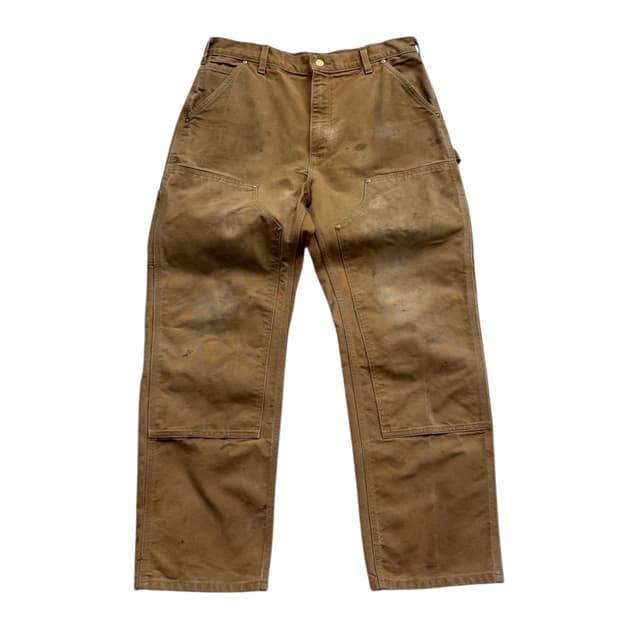 칼하트 B01 BRN 더블니 워크팬츠 USA