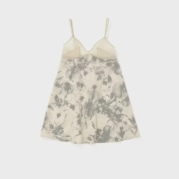 로우클래식 시스루 스티치 드레스