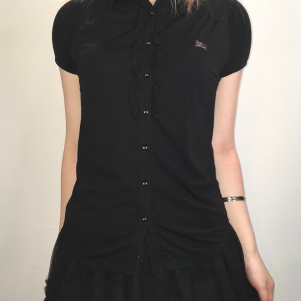 burberry 버버리 블루라벨 프릴 퍼프 블라우스