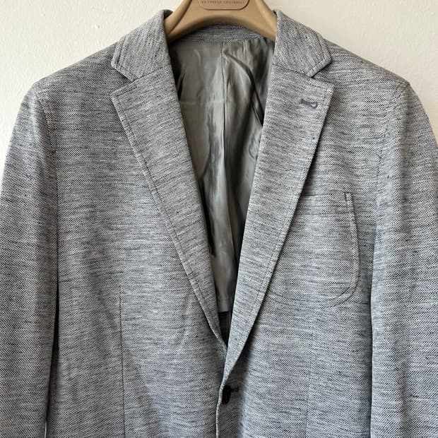 빈폴 남성 보카시그레이 린넨자켓 싱글자켓